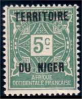 678 Niger Taxe 5c MH * Neuf (NGR-33) - Unused Stamps