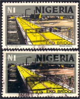 674 Nigeria Pont Eko Bridge 2 Colors (NGA-90) - Ponti