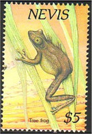 672 Nevis Grenouille Arboricole Tree Frog MNH ** Neuf SC (NEV-49) - Frogs