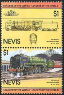 672 Nevis Locomotive Britannia MNH ** Neuf SC (NEV-38a) - St.Kitts Und Nevis ( 1983-...)