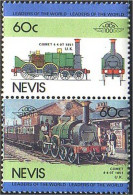 672 Nevis Locomotive Comet MNH ** Neuf SC (NEV-32a) - St.Kitts And Nevis ( 1983-...)