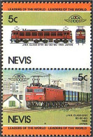 672 Nevis Locomotive JNR Class EF81 MNH ** Neuf SC (NEV-23a) - St.Kitts Und Nevis ( 1983-...)