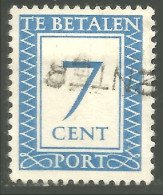 670 Netherlands Taxe Postage Due 7c 1947 (NET-100) - Taxe