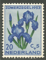 670 Netherlands 1953 Iris MH * Neuf (NET-89) - Ungebraucht