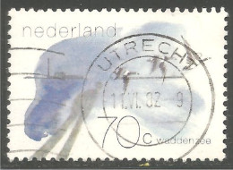 670 Netherlands 1982 Barnacle Geese Oies Bernaches (NET-80a) - Gebruikt