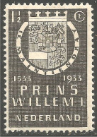 670 Netherlands 1933 Arms House Of Orange MH * Neuf (NET-62) - Stamps