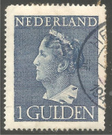 670 Netherlands 1925 Queen Wilhelmina 1 GULDEN (NET-65) - Gebruikt