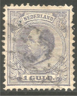 670 Netherlands 1888 1 GULD William III Guillaume III (NET-54) - Used Stamps