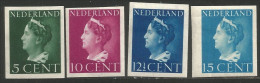 670 Netherlands 1938 Queen Wilhelmina Imperforate Non Dentelés MH * Neuf (NET-12) - Ongebruikt