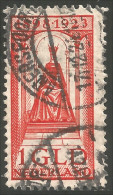 670 Netherlands 1923 Queen Wilhelmina 1 GLD Red Rouge (NET-8) - Oblitérés