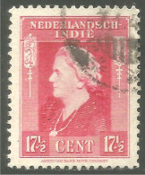 669 Netherlands Indies 1945 Queen Wilhelmina 17 1/2 Cent (NEC-28) - Niederländisch-Indien