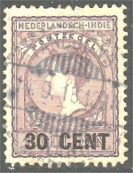 669 Netherlands Indies 1917 30c On 1 Gulden (NEC-17) - Niederländisch-Indien