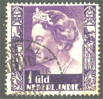 669 Netherlands Indies 1934 1 GULDEN Violet (NEC-16) - Niederländisch-Indien
