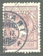 669 Netherlands Indies 1905 1 GULDEN Violet (NEC-12) - Niederländisch-Indien