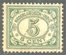 669 Netherlands Indies 1922 5c Green Vert (NEC-10) - Niederländisch-Indien