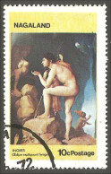 654 Tableau Ingres Painting Nude Oedipe Nu (NAG-1) - Aktmalerei