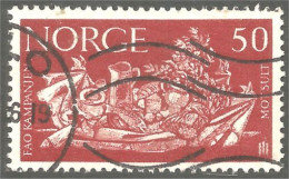 690 Norway 1963 Freedom Hunger Farmer Fish Fisch Poisson Wheat Blé (NOR-389) - Food