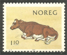 690 Norway Vache Cow Kuh Koe Mucca Vacca Vaca Taureau Bull MNH ** Neuf SC (NOR-288) - Agricoltura