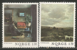 690 Norway Tableaux Backer Kielland Paintings MNH ** Neuf SC (NOR-272) - Neufs