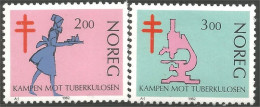 690 Norway Tuberculose Infirmière Nurse Microscope (NOR-238) - Medicine
