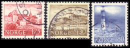 690 Norway Castle Chateau Fort Lighthouse Phare (NOR-101) - Used Stamps