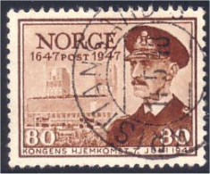 690 Norway King Haakon (NOR-52) - Used Stamps