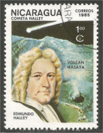 684 Nicaragua Comète Halley Comet Volcan Masaya Volcano (NIC-528) - Astronomy