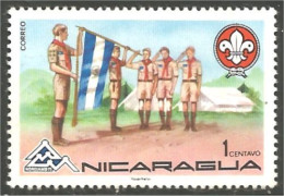 684 Nicaragua Boy Scouts Drapeau Flag MNH ** Neuf SC (NIC-512) - Nicaragua