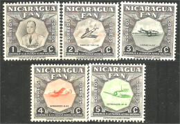 684 Nicaragua Avions Militaires Military Airplanes MH * Neuf (NIC-500) - Nicaragua