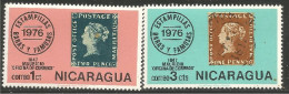 684 Nicaragua Penny Black Red MNH ** Neuf SC (NIC-452) - Nicaragua