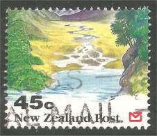 706 New Zealand Trees Arbres Stream Cascades River (NZ-164) - Usados