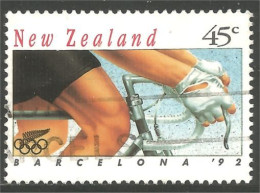 706 New Zealand Olympiques Barcelone Cycling Bicycle Race Fahrrad Bicyclette Vélo Cyclisme (NZ-155e) - Usados