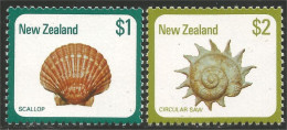 706 New Zealand 1979 Sea Shells $1 $2 Coquillages MNH ** Neuf SC (NZ-126) - Muscheln