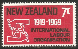 706 New Zealand 1969 ILO BIT Travail Labour Organisation MNH ** Neuf SC (NZ-114) - Gebraucht