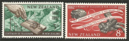 706 New Zealand 1962 Telegraph Télégraphe MH * Neuf (NZ-104) - Telecom