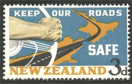 706 New Zealand 1964 National Road Safety Sécurité Routière MH * Neuf (NZ-108) - Ongevallen & Veiligheid Op De Weg