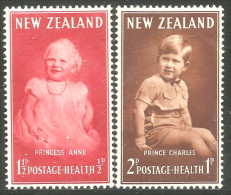 706 New Zealand 1952 Princess Anne Prince Charles MH * Neuf (NZ-49) - Neufs