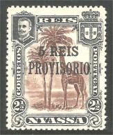 702 Nyassa 1911 Girafe Giraffe Girafa Jirafa No Gum (NSS-31) - Nyasaland