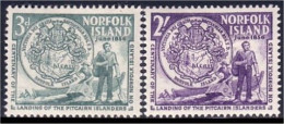 692 Norfolk Seal 1956 MH * Neuf (NRF-64) - Timbres