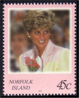 692 Norfolk Lady Di Diana MNH ** Neuf SC (NRF-42a) - Isola Norfolk