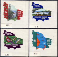 692 Norfolk Maps Cartes UPU Perroquet Parrot MNH ** Neuf SC (NRF-43) - U.P.U.