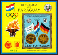 Paraguay 1972 Munich Olympics Souvenir Sheet Unmounted Mint. - Paraguay