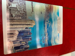 Hong Kong Stamp 3D Landscape Victoria Habour - Cartoline Maximum