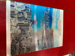 Hong Kong Stamp 3D Landscape Victoria Habour - Tarjetas – Máxima