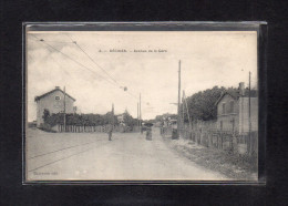 (24/03/24) 69-CPA DECINES - AVENUE DE LA GARE - Other & Unclassified