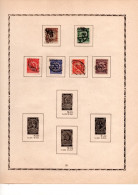 Deutschland, 1923-1934, Kleine Sammlung Auf 13 Blatt Alten Letra-Albumblättern - Sammlungen