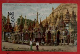 MYANMAR  EX BURMA     SCENE ON SHWE DAGONE PAGODA  Pu 1906 - Myanmar (Birma)