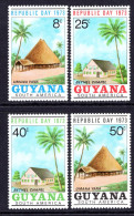 Guyana 1973 Republic Day Set HM (SG 581-584) - Guyana (1966-...)