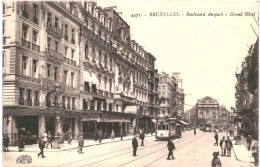 CPA Carte Postale Belgique Bruxelles Boulevard Anspach  Grand Hôtel  VM78894 - Avenidas, Bulevares