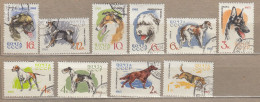 RUSSIA USSR 1965 Dogs Mi 3020-3029 Used (o) #Fauna9-2 - Honden